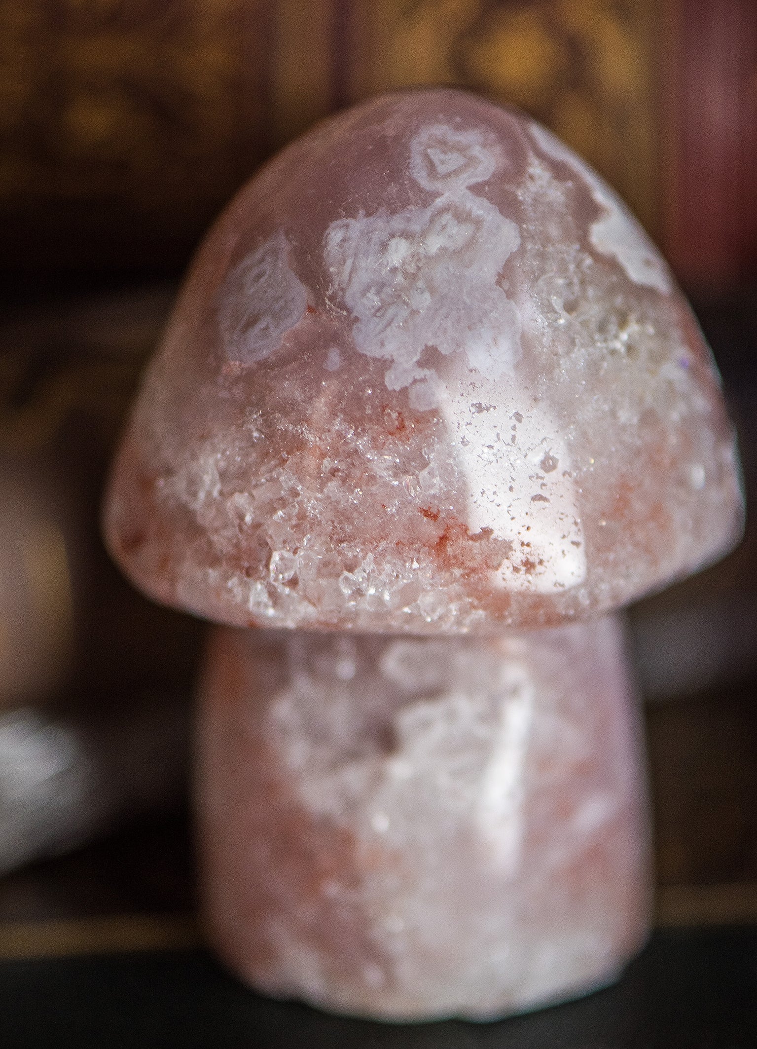 Pink Amethyst ✧ Feenpilz für Herzheilung & Freude