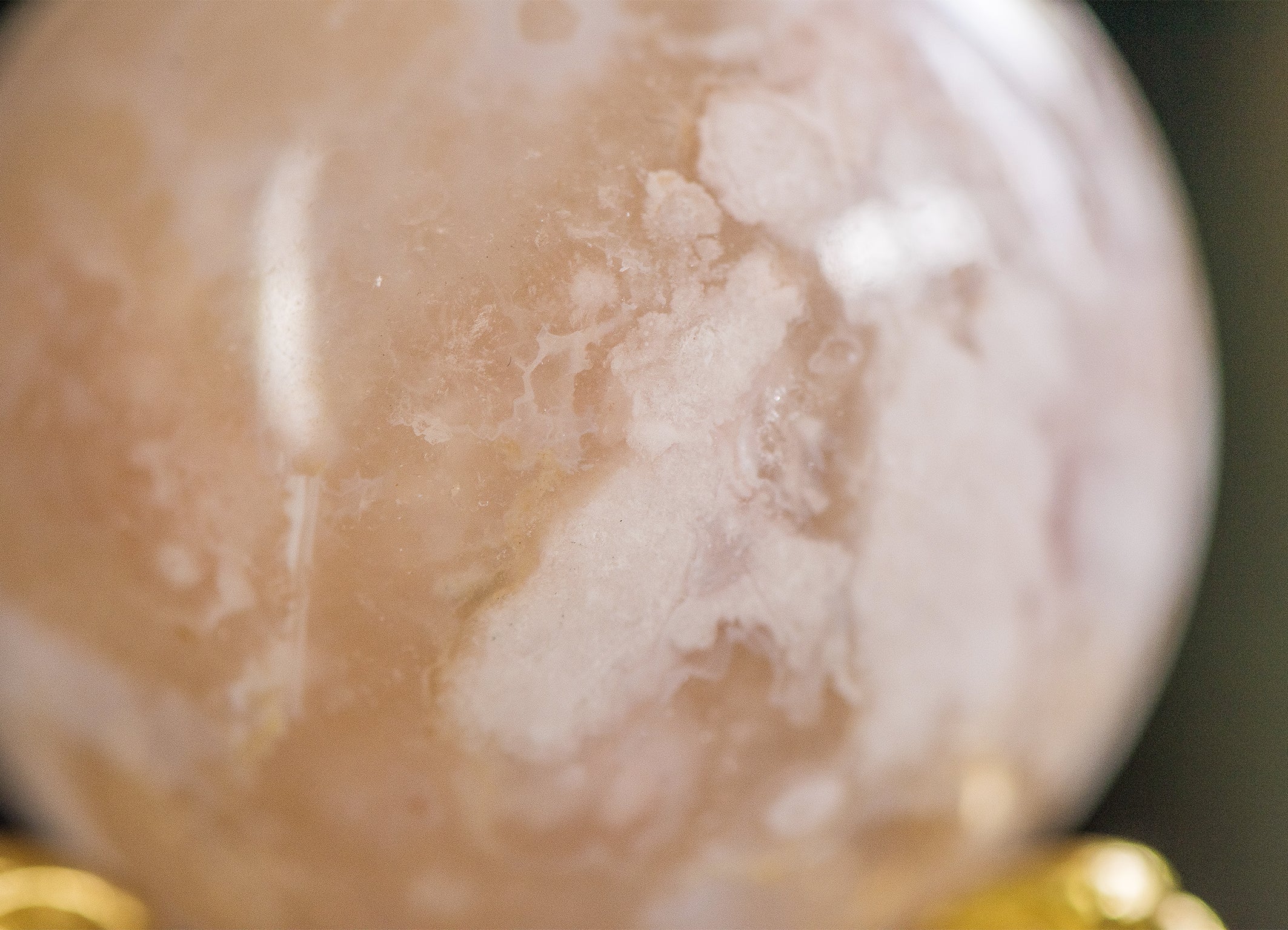 Blumenachat ✧ Kristallkugel ✧ Sanftes Wachstum