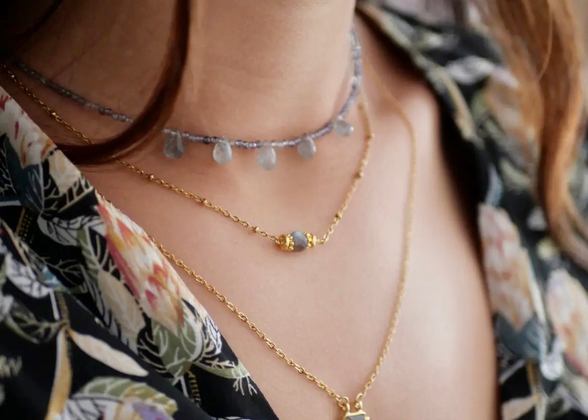 Aventara – Iolith & Labradorit – Choker