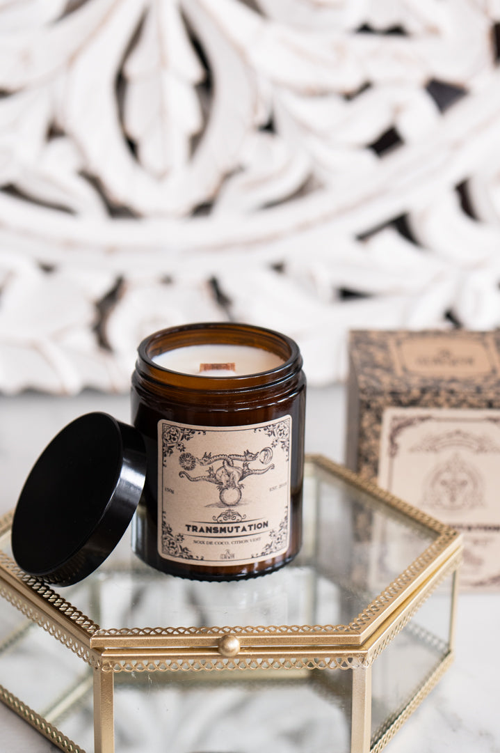 Transmutation duftkerze candle
• Lebenstransformation kerze
• Alchemische veränderungs kerze
• Persönliche metamorphose kerze
• Spirituelle wiedergeburt kerze