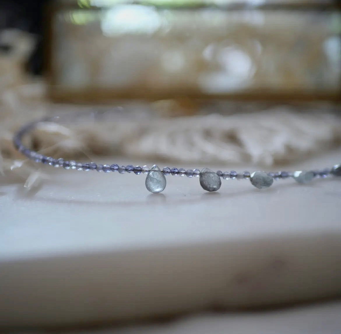 Aventara – Iolith & Labradorit – Choker
