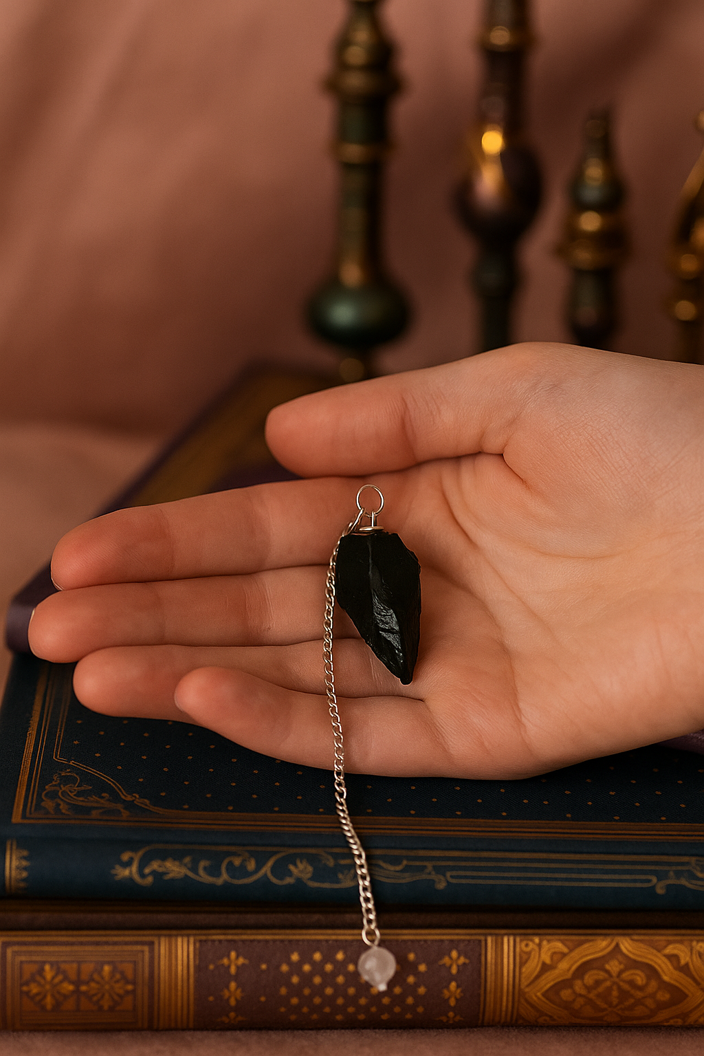 Obsidian-Pendel ✧ Spiegel der Wahrheit & Schutz der Seele
