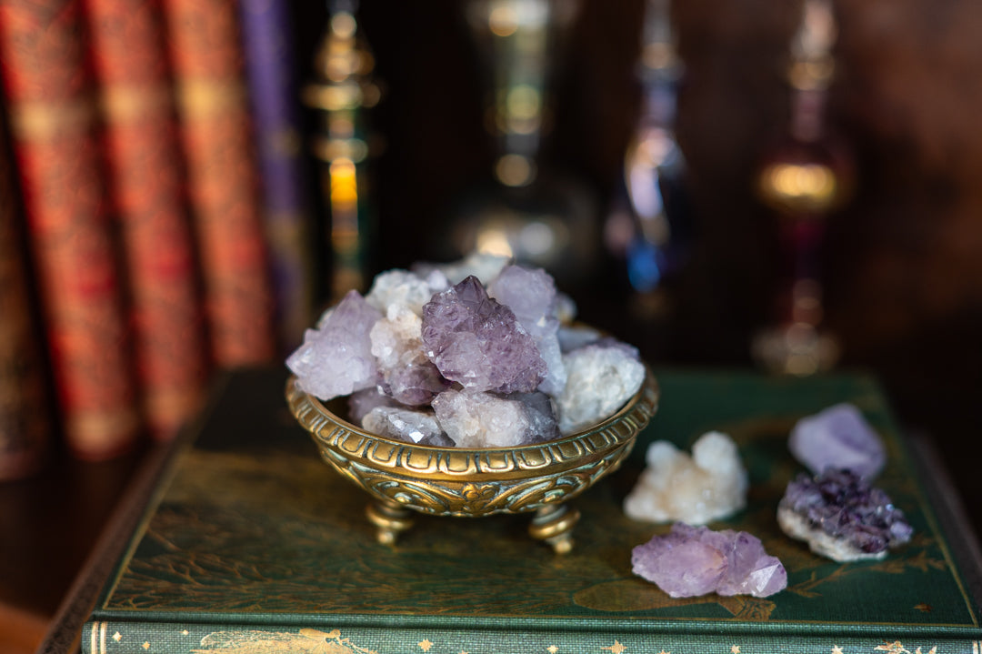 Spirit Quarz Mini-Cluster
• Kristall für spirituelles Wachstum
• Quarz zur Meditationsunterstützung
• Hochfrequenter Kristall
• Heilender Energiekristall