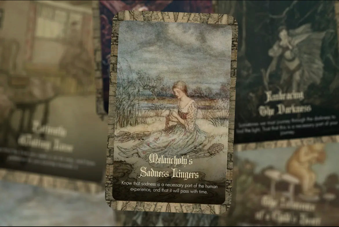 Magische Welten Tarot Karten
• Fantasy-Reich Tarot Deck
• Mystisches Abenteuer Orakel
• Drachen Zauberer Tarot Karten
• Verzauberte Welten Deck