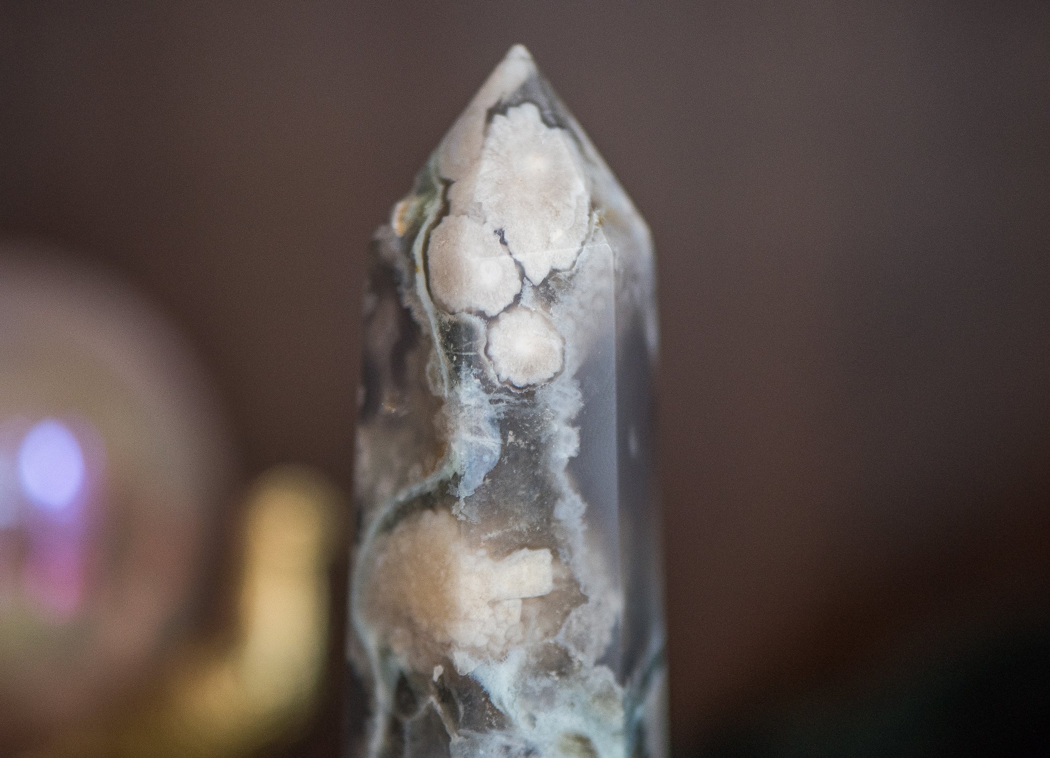 Blumenachat Turm ✧ Wachstum & Fokus