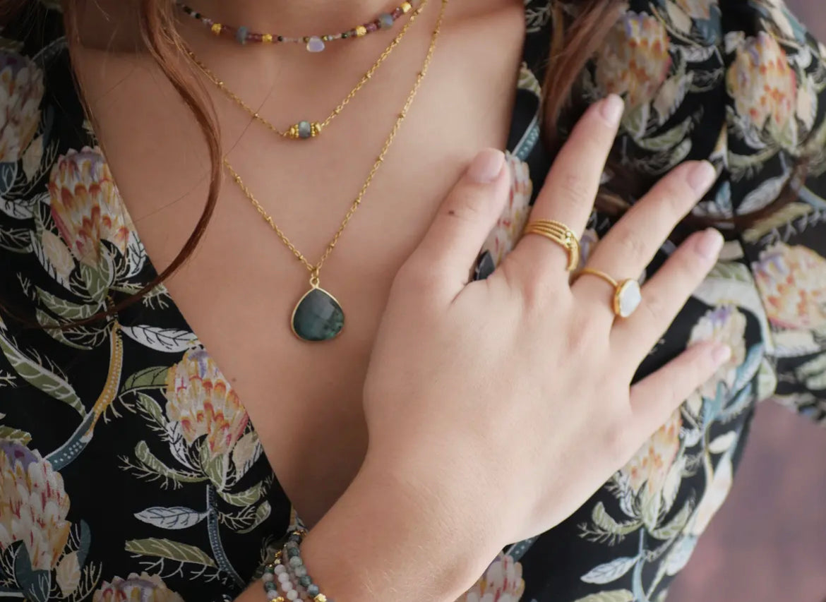 Lumoria – Turmalin & Opal Choker