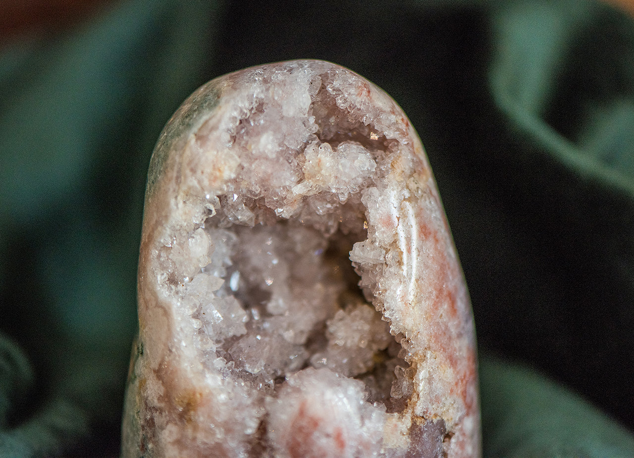 Pink-Amethyst-Feenstein ✧ Druse für Herzheilung & innere Ruhe