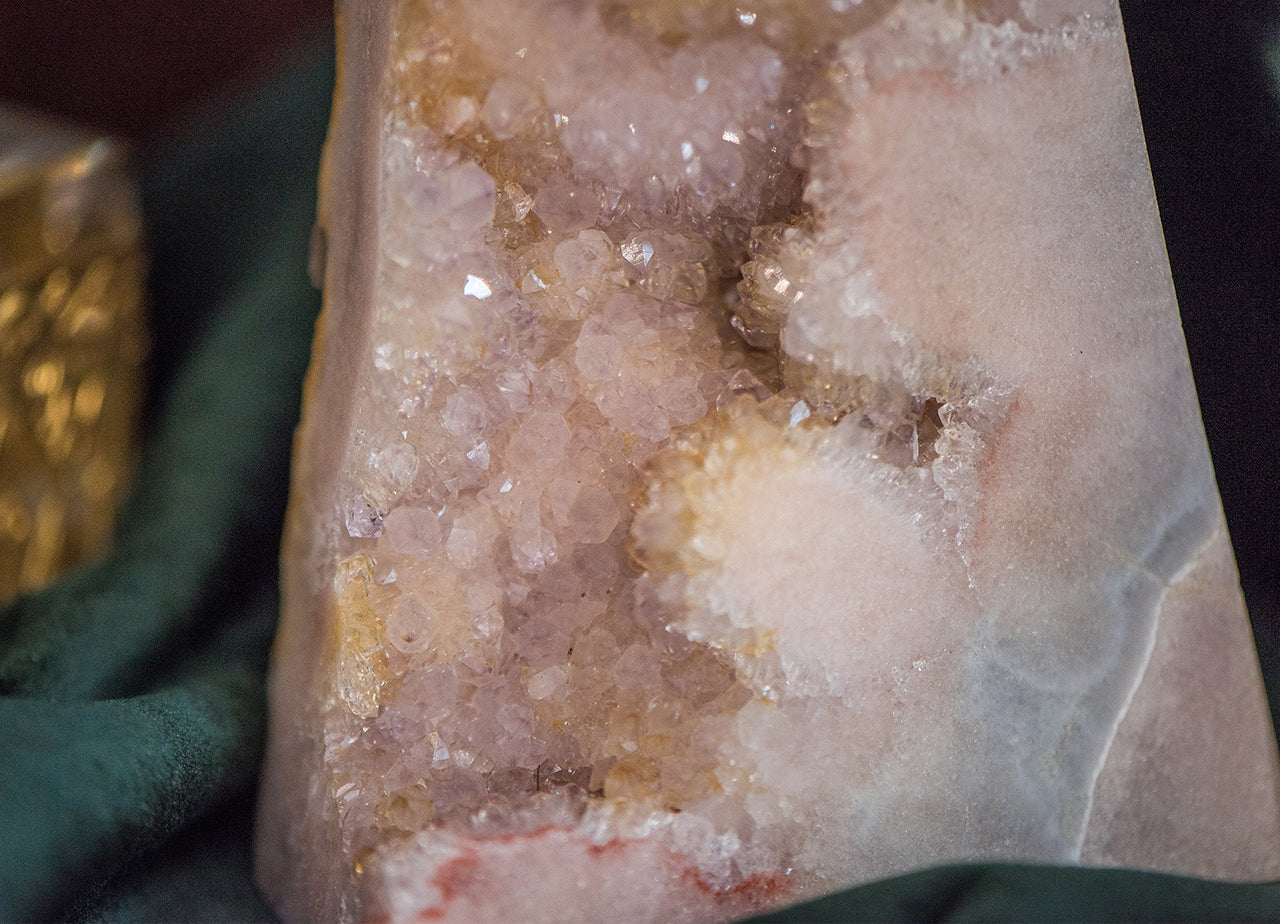 Pink Amethyst Turm ✧ Herzheilung & Sanfte Ruhe