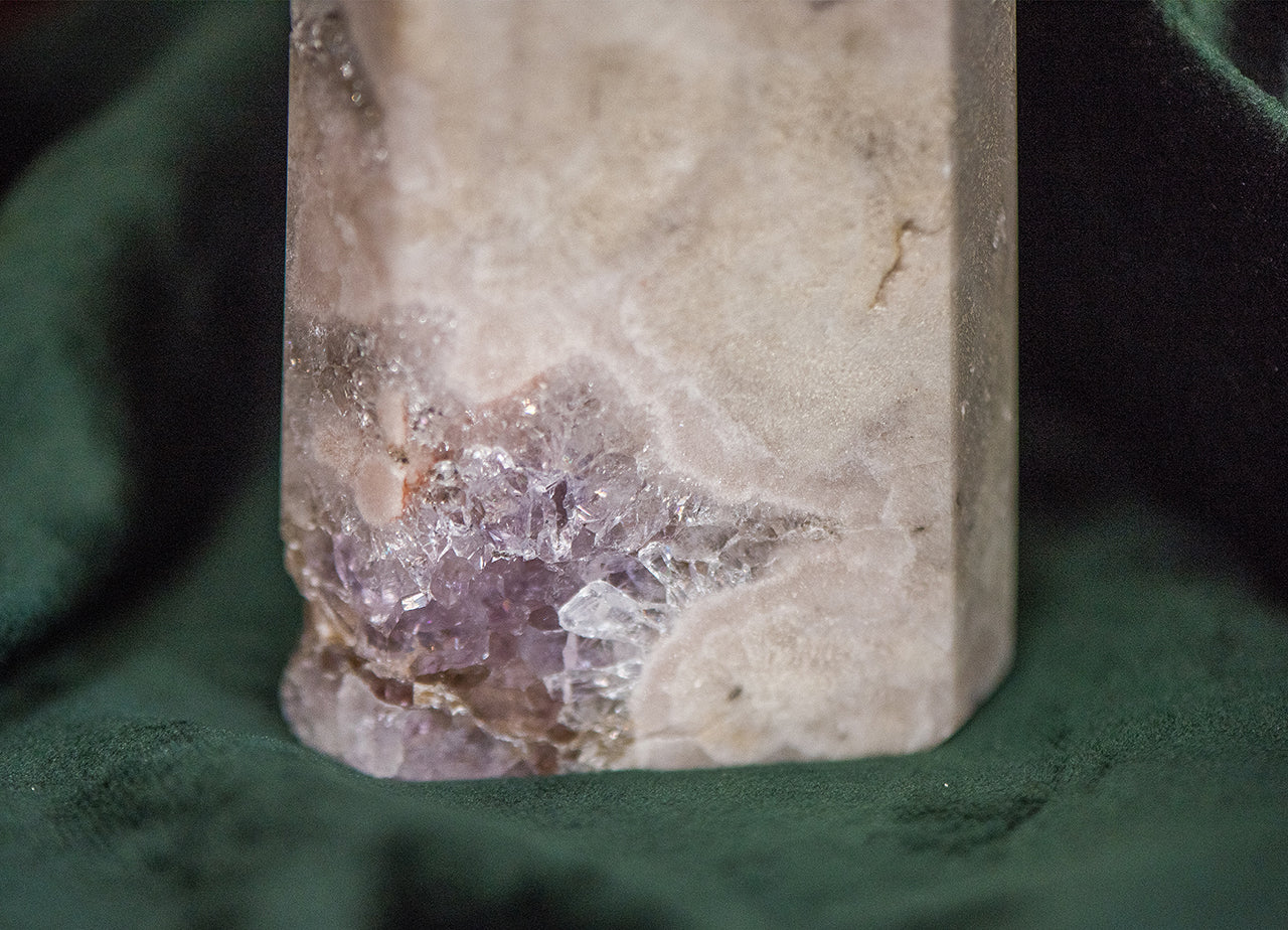 Pink Amethyst Turm ✧ Herzheilung & Sanfte Ruhe