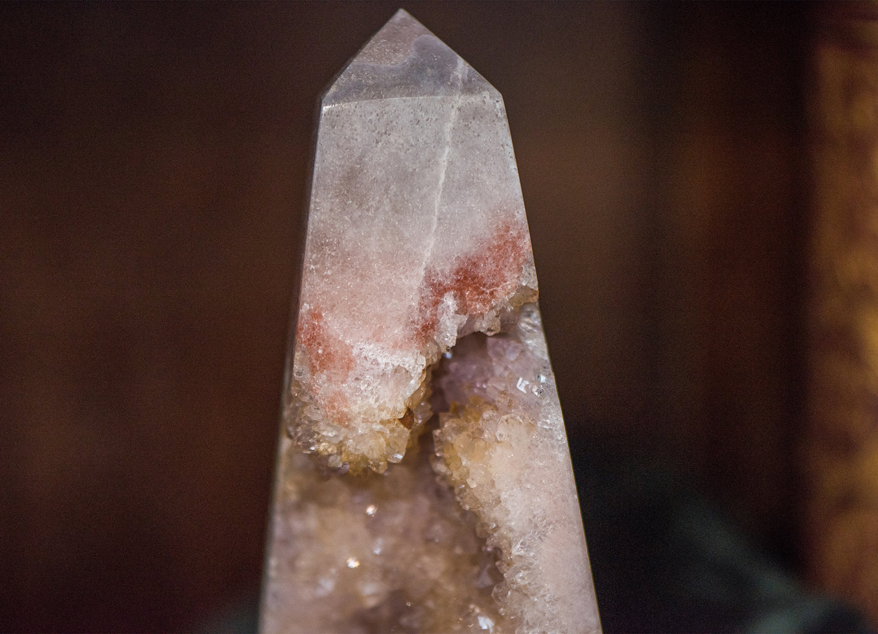 Pink Amethyst Turm ✧ Herzheilung & Sanfte Ruhe