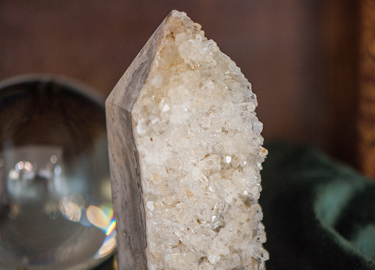 Bergkristall Quarz Cluster