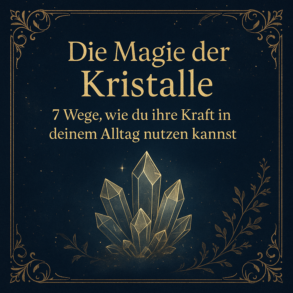 Die Magie der Kristalle ✧ 7 Wege, ihre Kraft in deinem Alltag zu entfalten