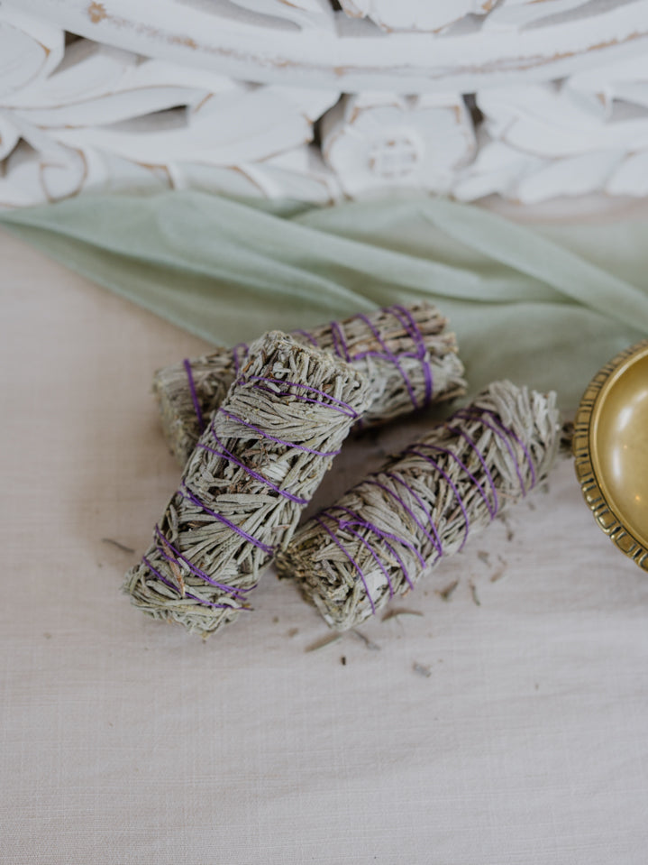 Lavendelblätter Räucherbündel ✧ Ruhe & Harmonie