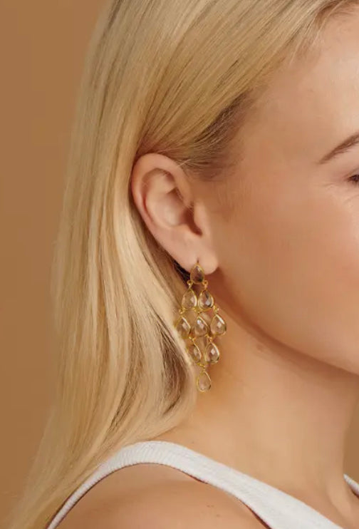 Ohrringe Pristin Grüner Amethyst