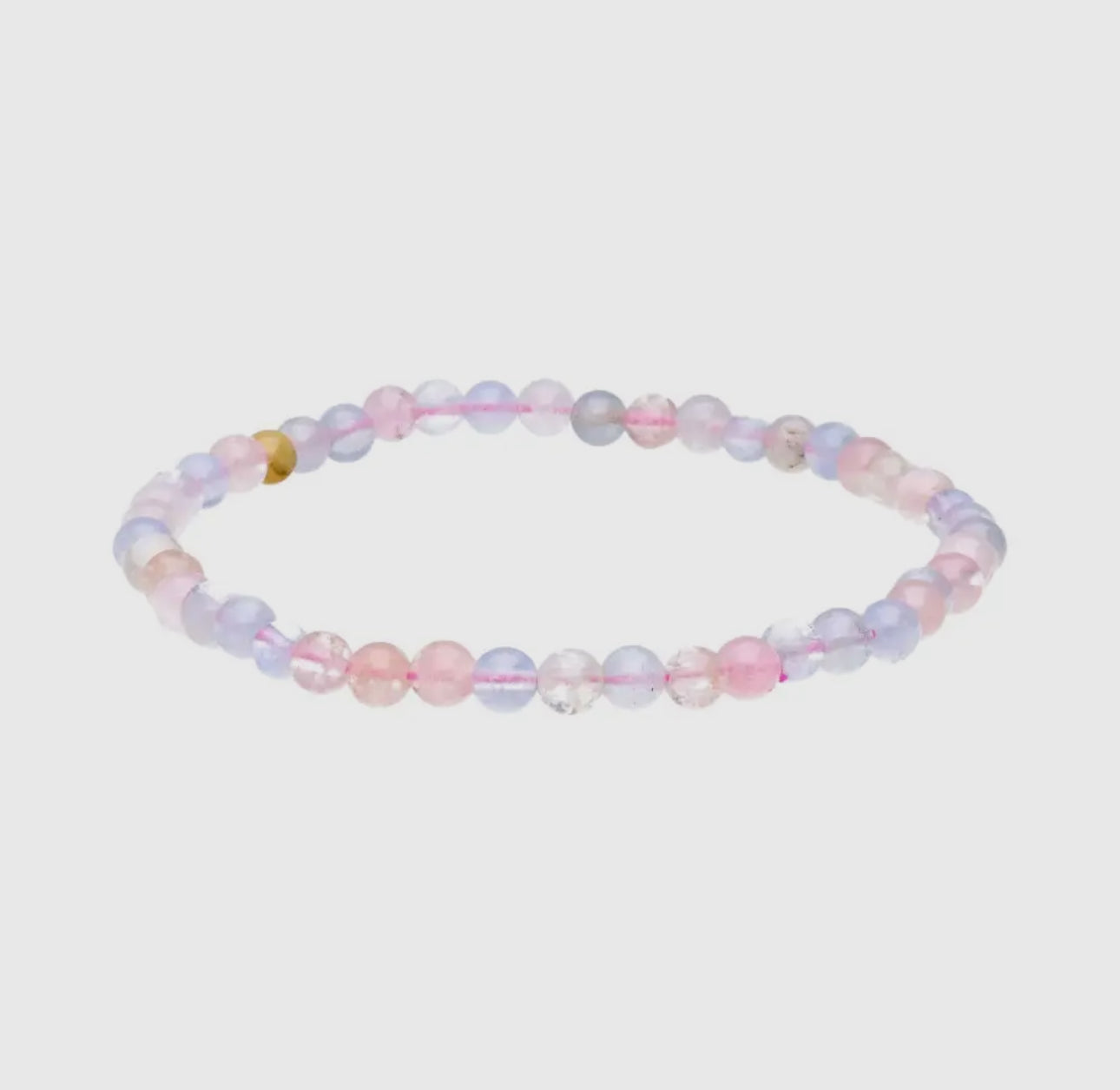 Aquamarin & Morganit Armband