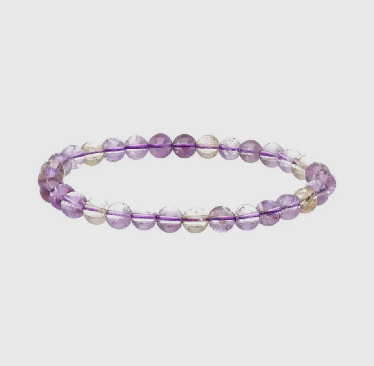 Ametrin Armband 6 mm – Fokus & Ruhe von Feenglanz