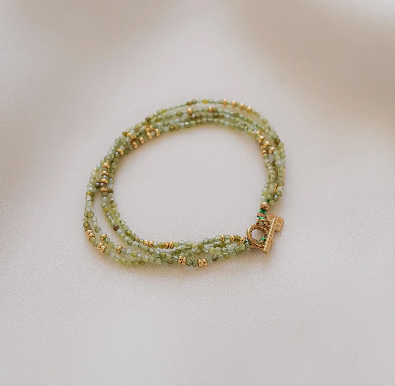 Verdalia Armband – Tsavorit & Gold