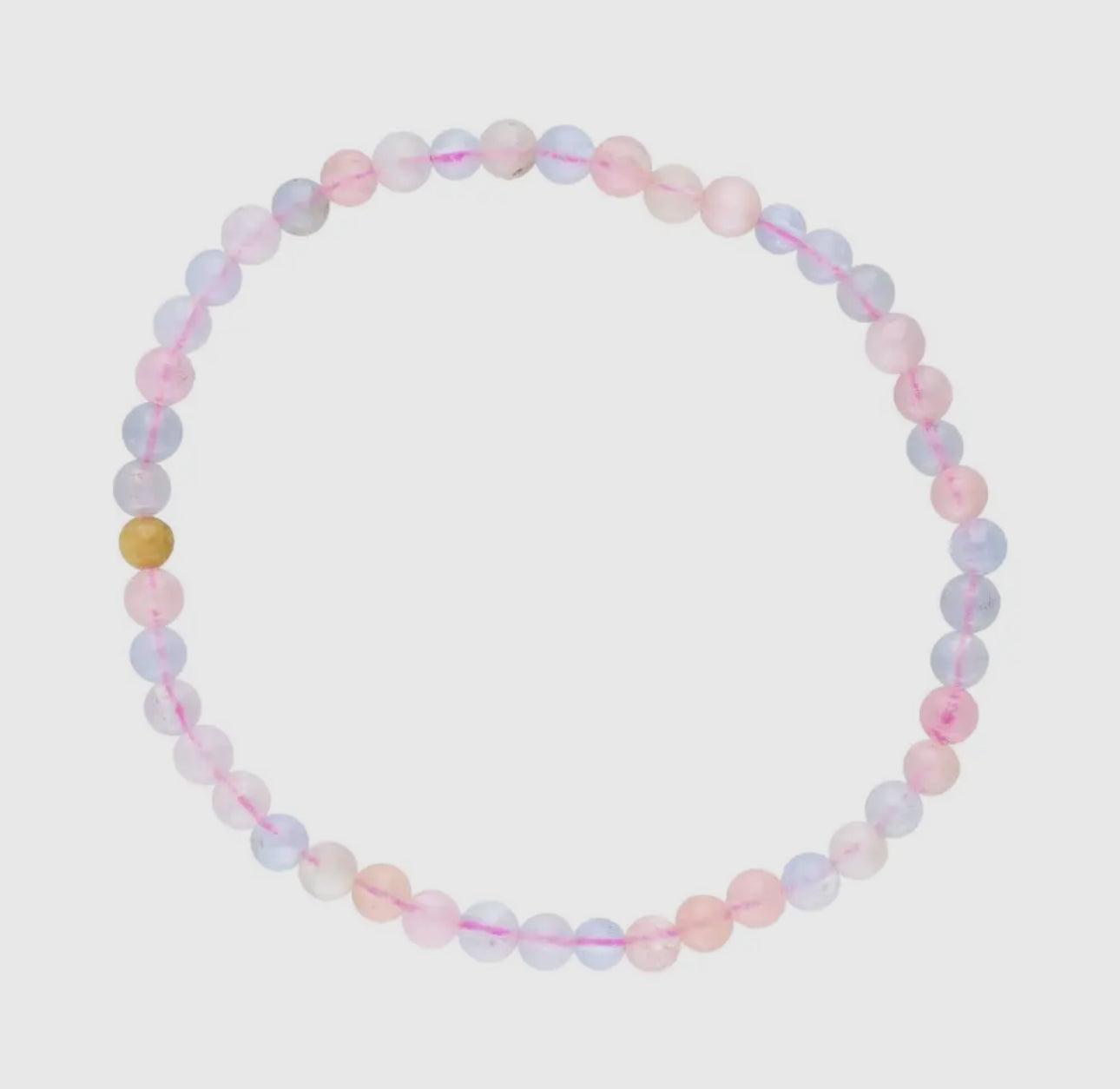 Aquamarin & Morganit Armband