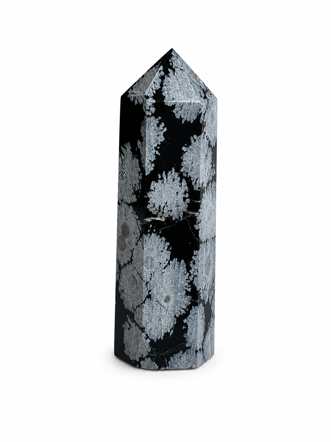Schneeflocken Obsidian Turm – B-Ware