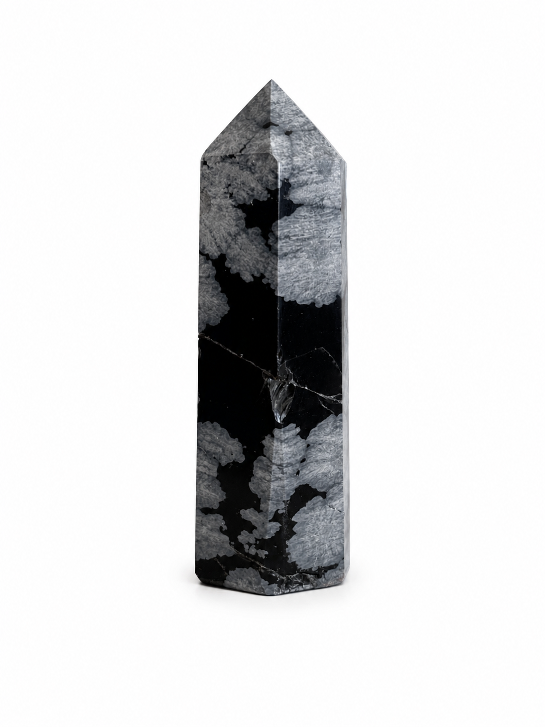 Schneeflocken Obsidian Turm – B-Ware