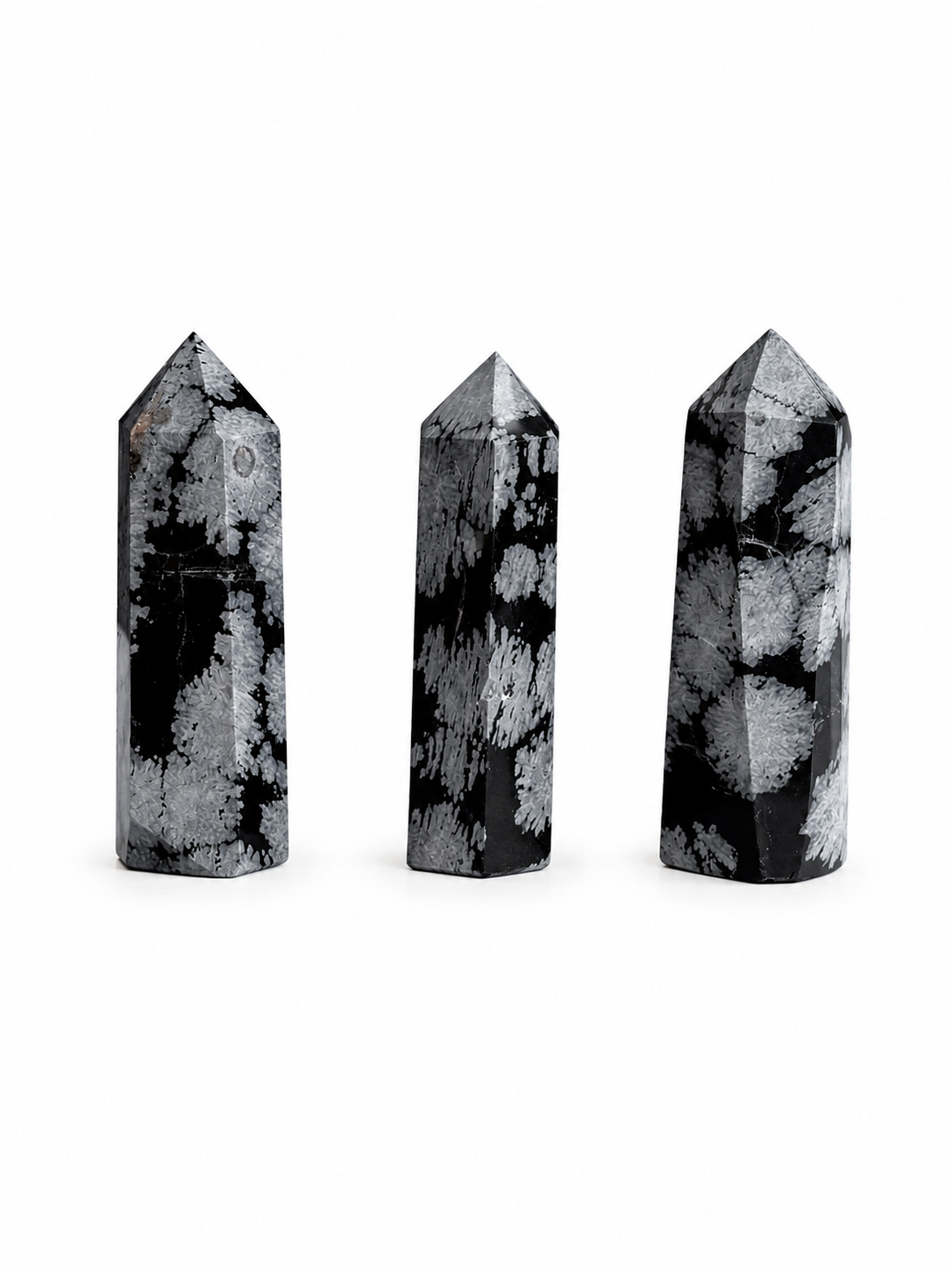 Schneeflocken Obsidian Turm – B-Ware