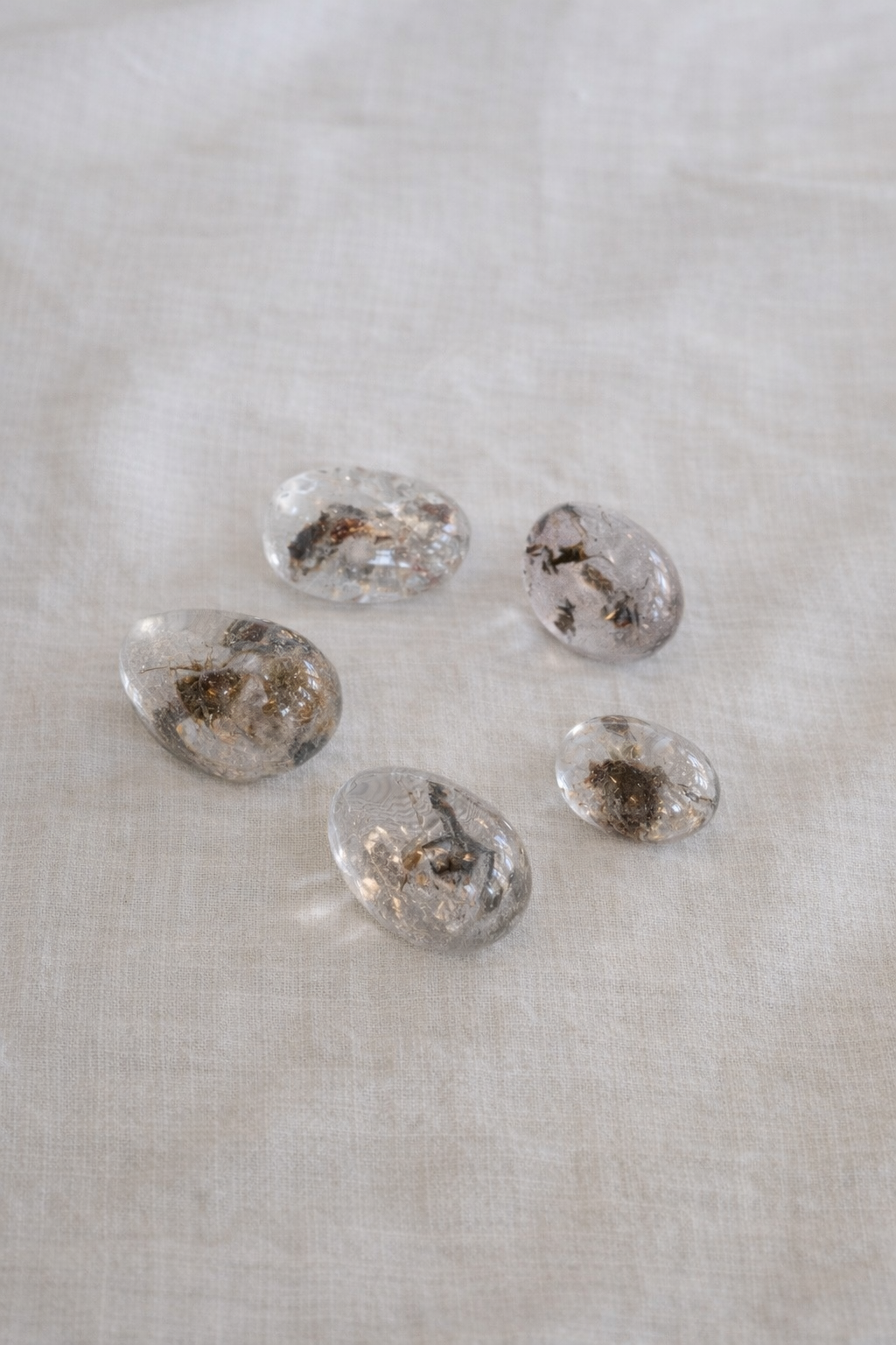 Gartenquarz Trommelstein