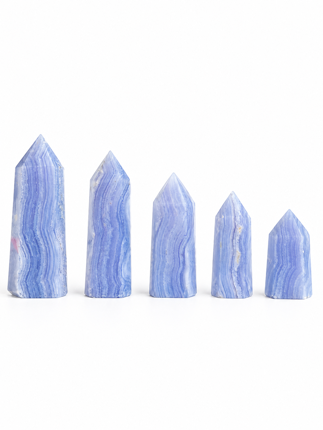 Blauer Chalcedon Turm