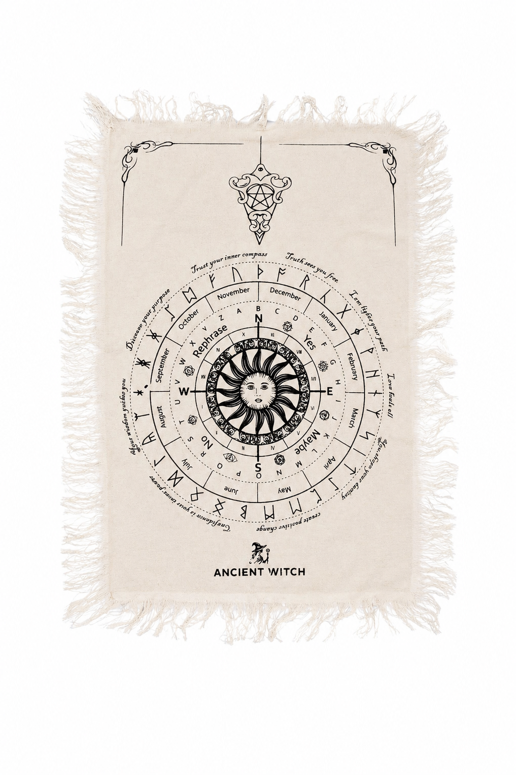 Pendel-Orakeltuch–  Ancient Witch