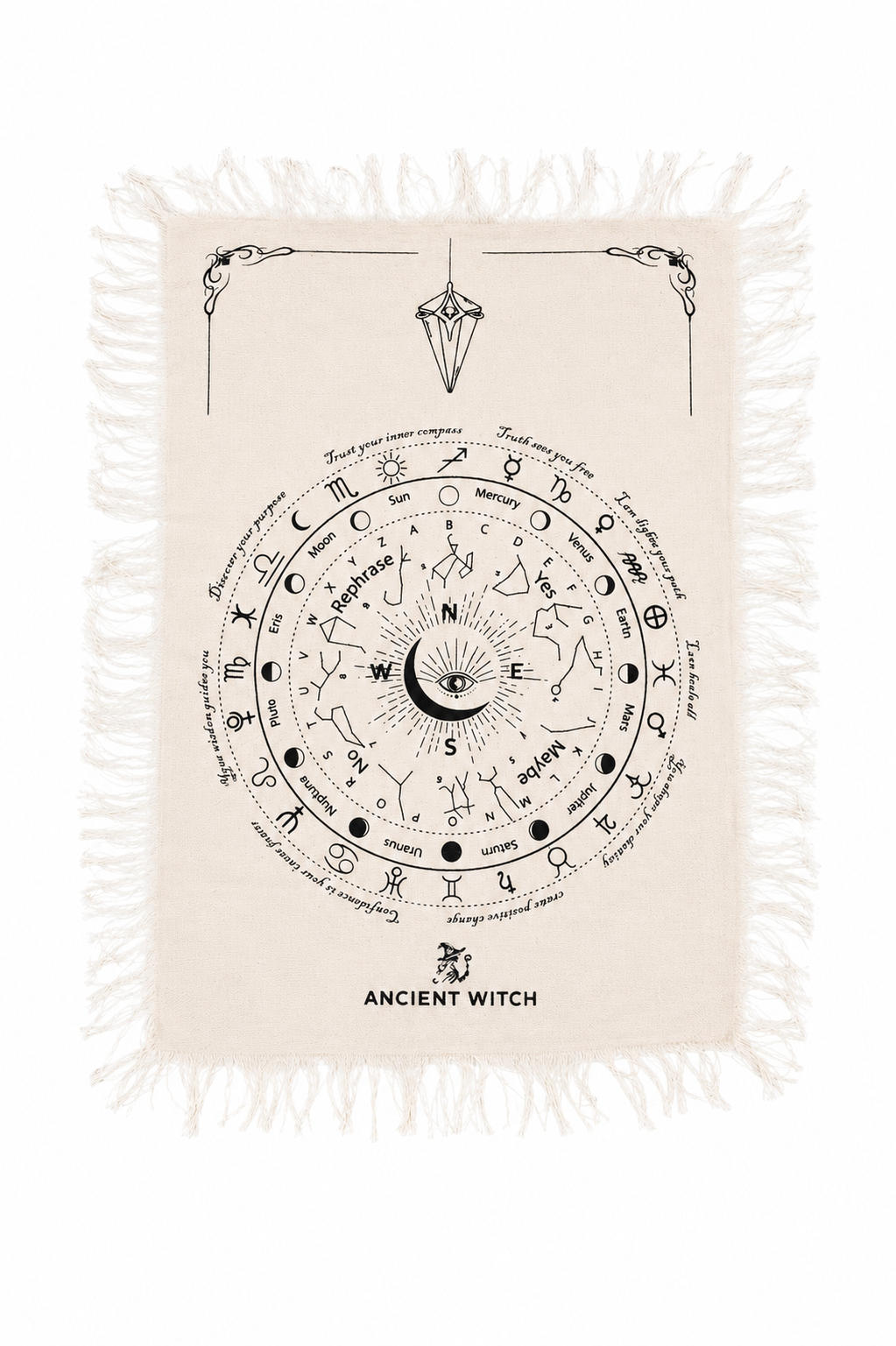 Pendel-Orakeltuch–  Ancient Witch