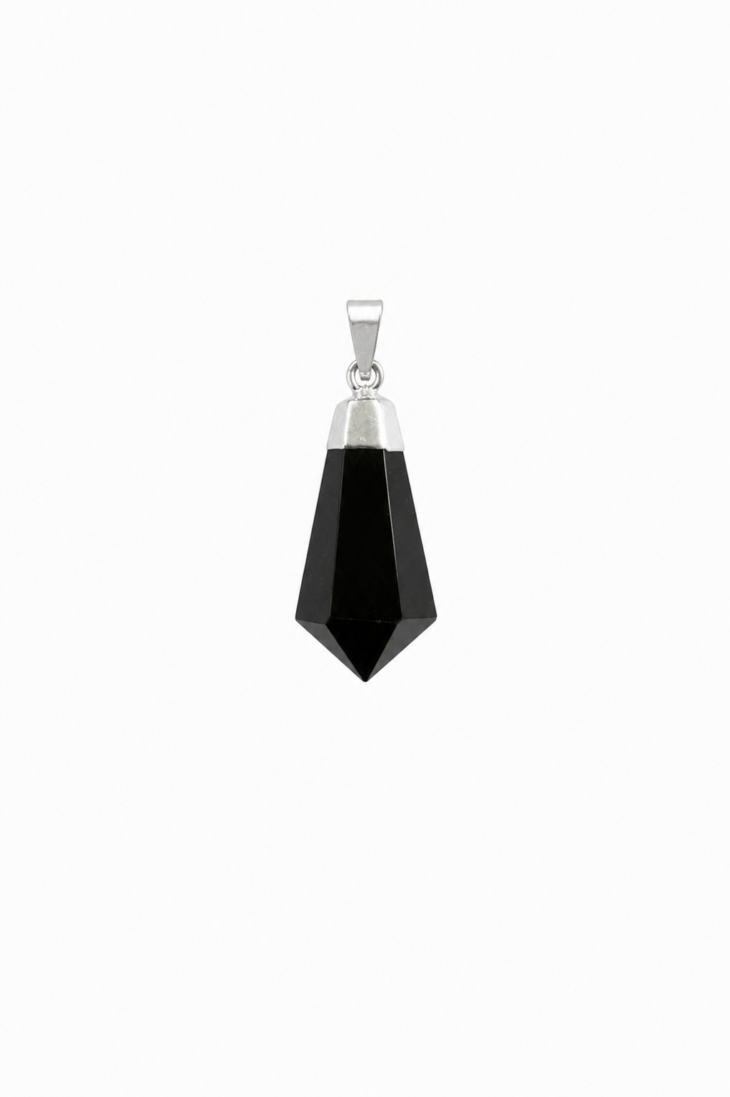 Schwarzer Obsidian Anhänger – Schattenwächter