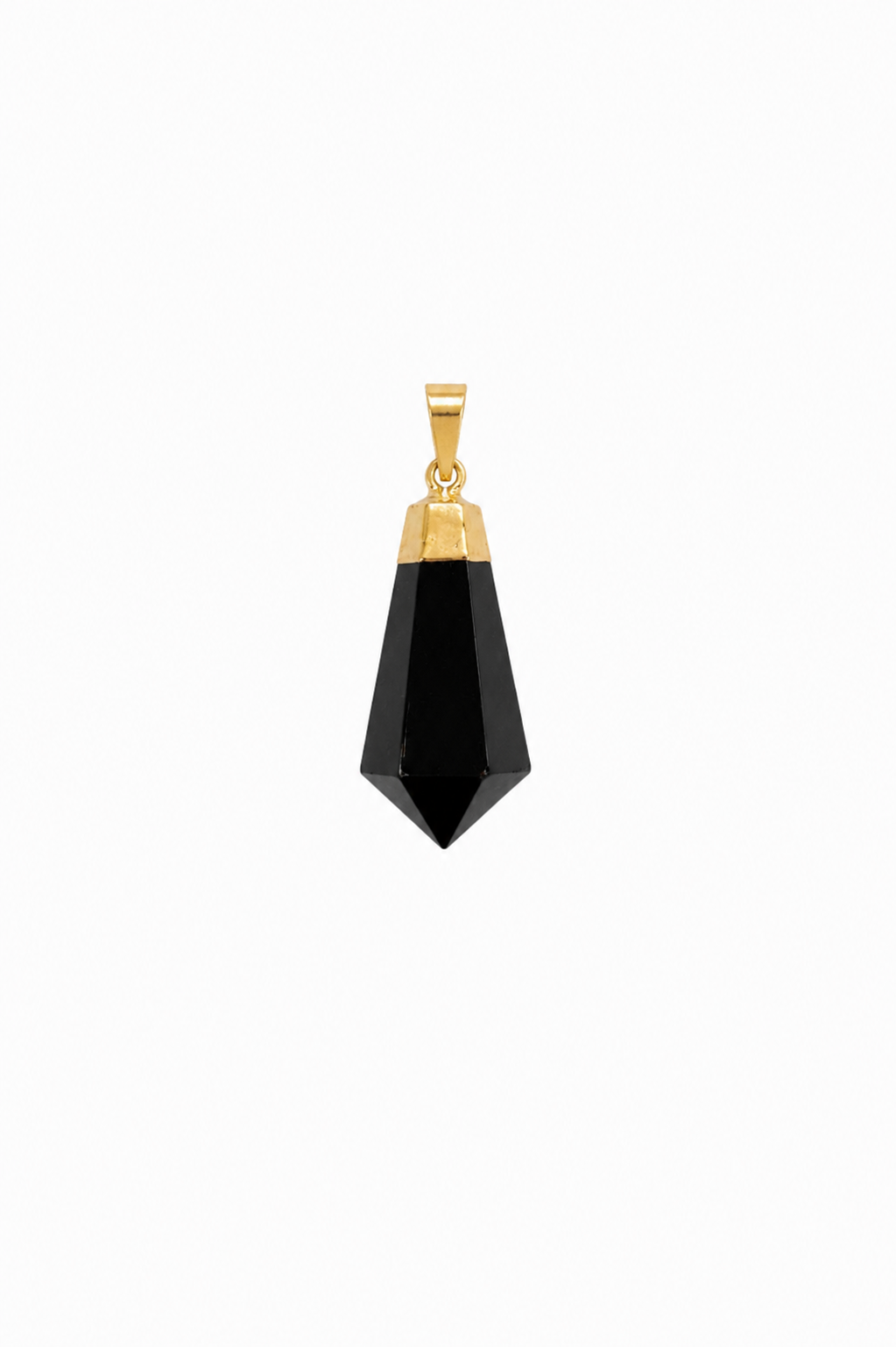 Schwarzer Obsidian Anhänger – Schattenwächter