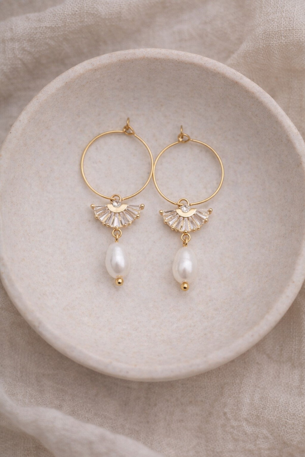 Lunara Perlen Ohrringe