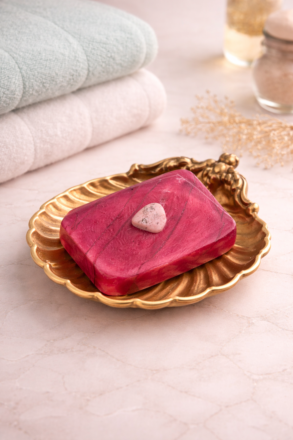 Herzrose Seife – Rhodochrosit