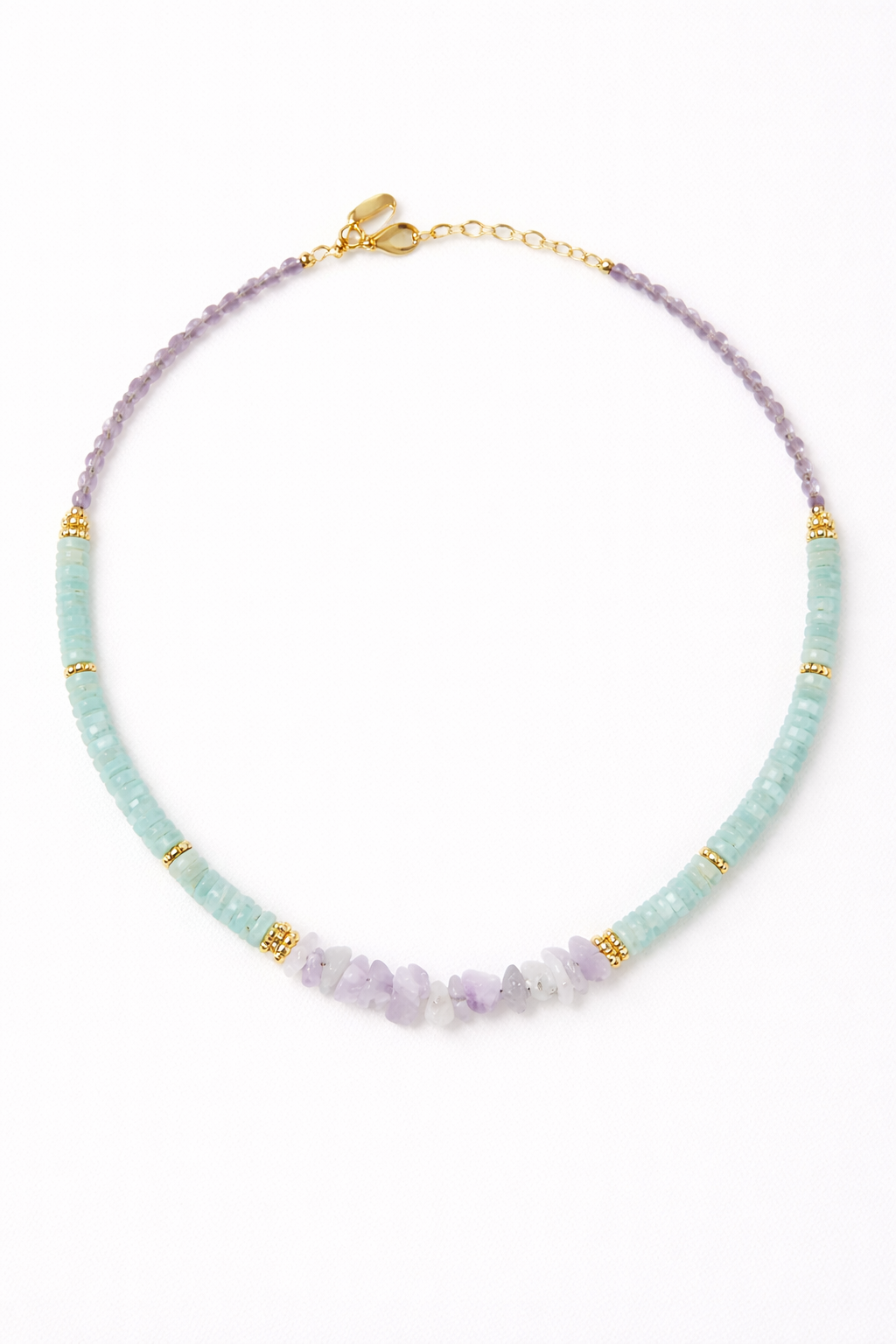 Amethyst & Amazonit Choker – Dayo