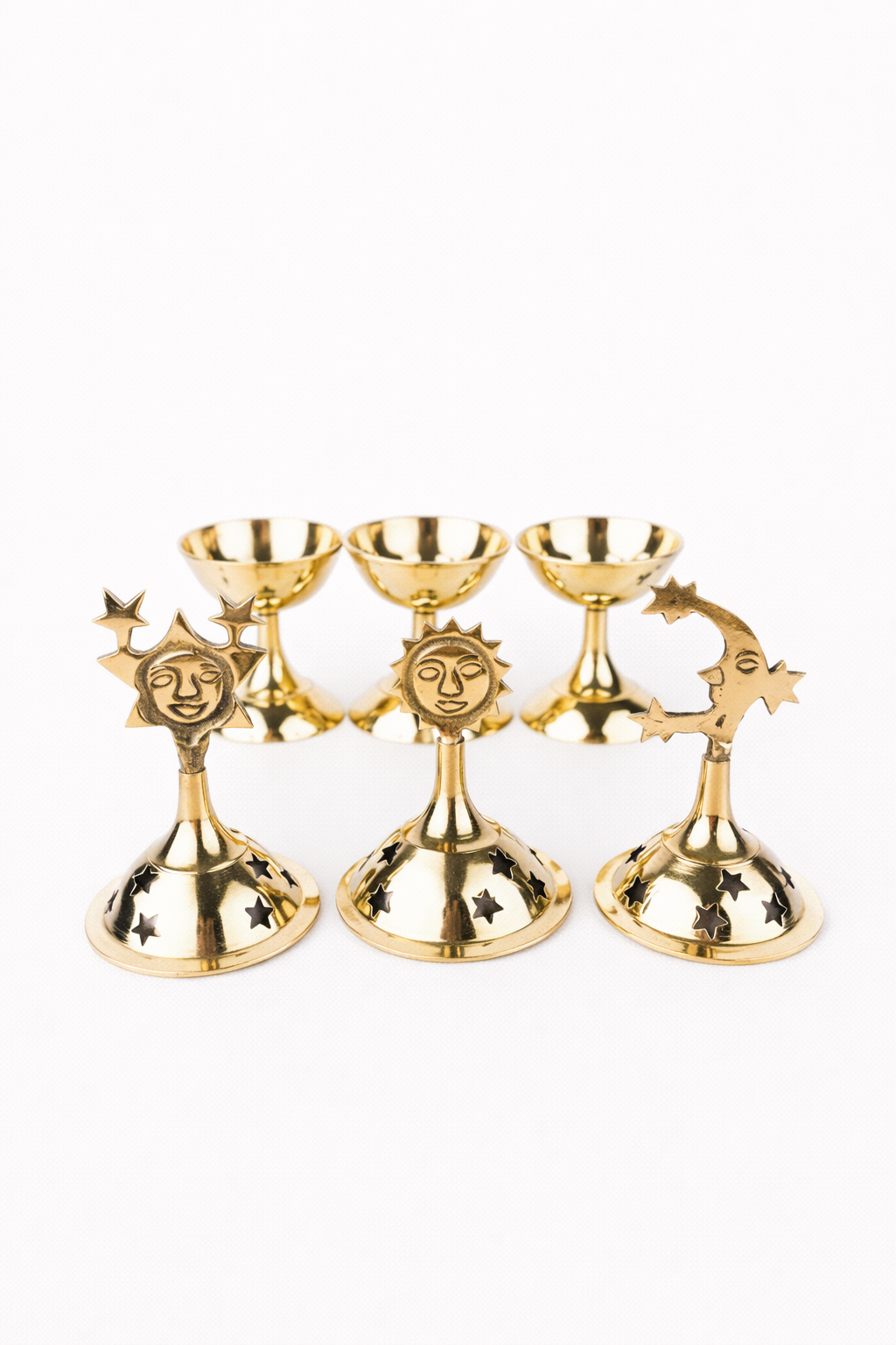 Goldener Weihrauchbrenner– Sonne – Mond – Stern