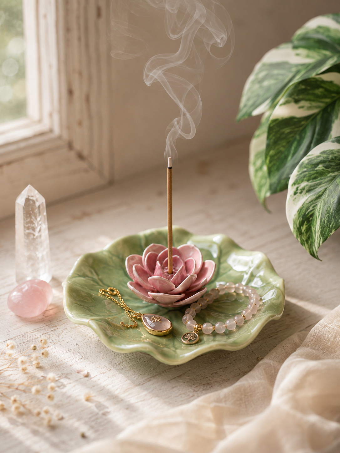 Lotus Räucherstäbchenhalter