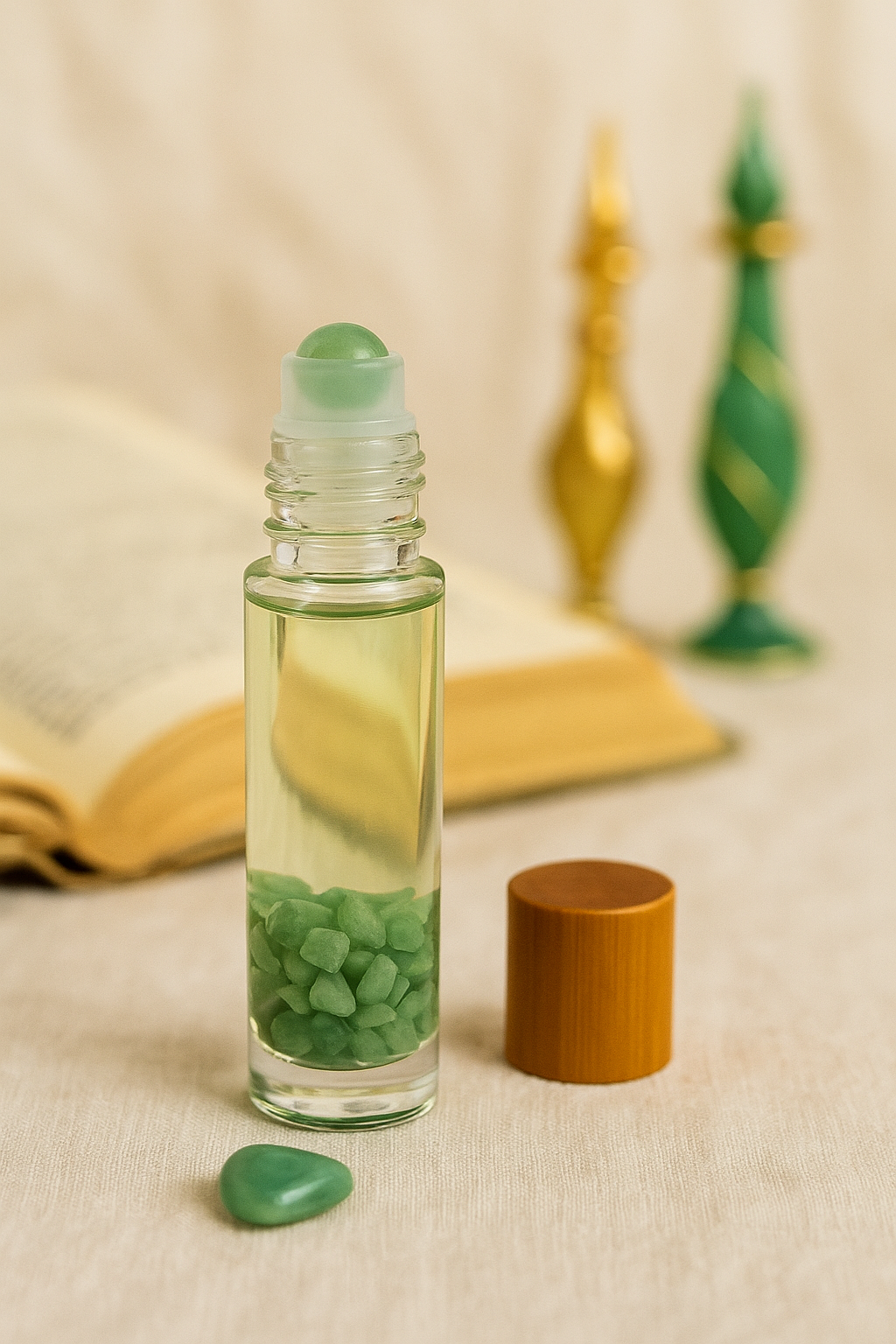 Grüner Aventurin Roll-On ✧ Glück & Fülle