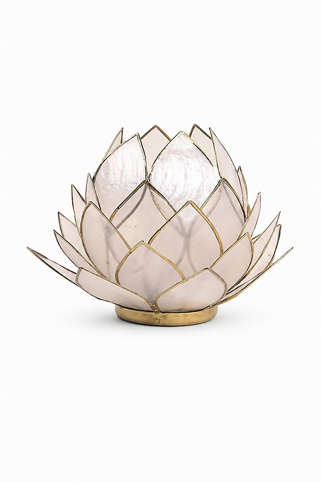 Großer Lotus Teelichthalter