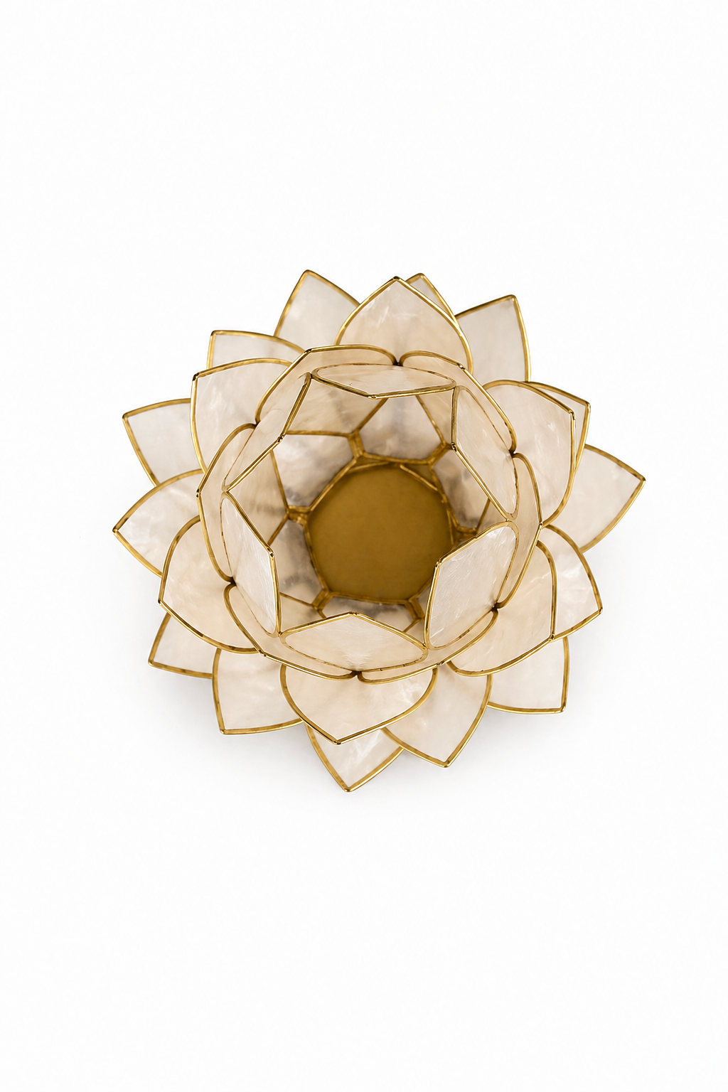 Großer Lotus Teelichthalter